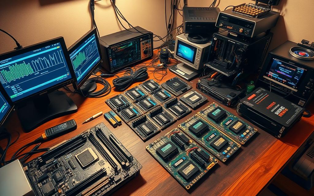 how to test for hardware failures in a computer
